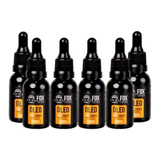 6 UNI ÓLEO PARA BARBA FOX FOR MEN - HIDRATA FORTALECE O CONDICIONA OS FIOS DA BARBA em Oferta na Shopee