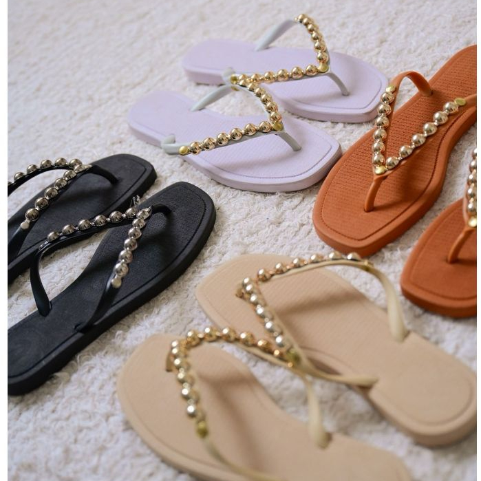 Chinelinho Feminino Rasteirinha Verão Confortavel Tiras em Bolinhas Moderno Tendencia 2026 33 ao 40 em Oferta na Shopee