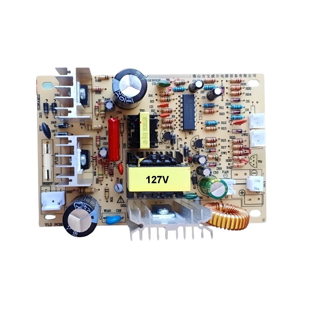 Placa eletronica Bebedouro uso universal sh6429E 127V  placa fonte bebedouro sh6429 com 5 terminais