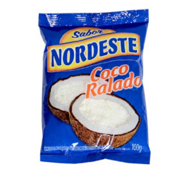 Coco Ralado Úmido e Adoçado Sabor Nordeste 100g
