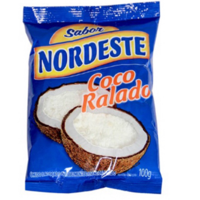 Kit 3 Coco Ralado Úmido e Adoçado Sabor Nordeste 100g