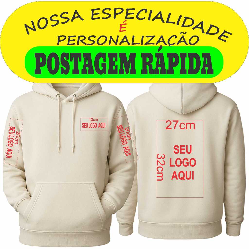 Blusa de Frio Unissex com Capuz | Estampa Personalizada Alta Qualidade em Diversas Cores em Oferta na Shopee