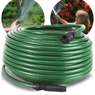 Mangueira Jardim Trançada 50 Metros Flexível Reforçada Completa Com Esguicho em Oferta na Shopee