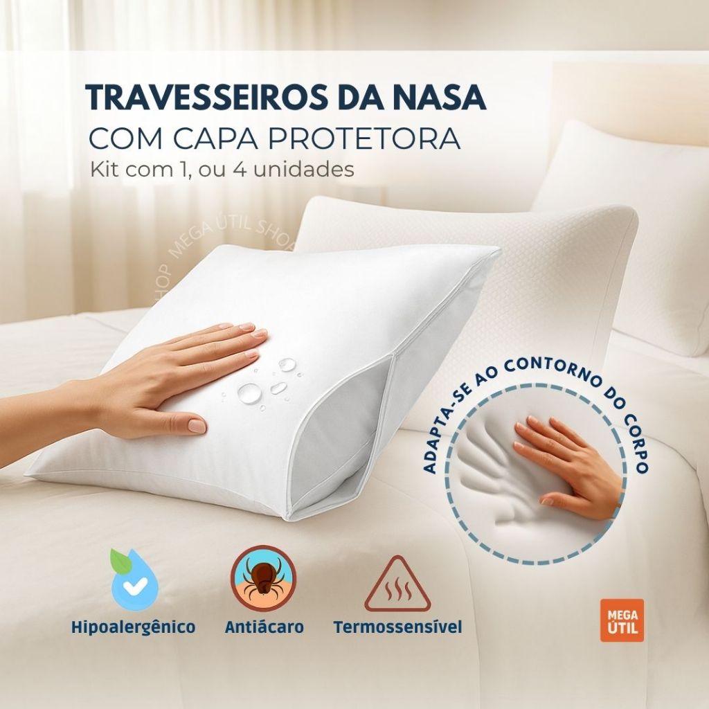 Travesseiro Ortopédico Impermeável: Onde Comprar | BuscaProdutos