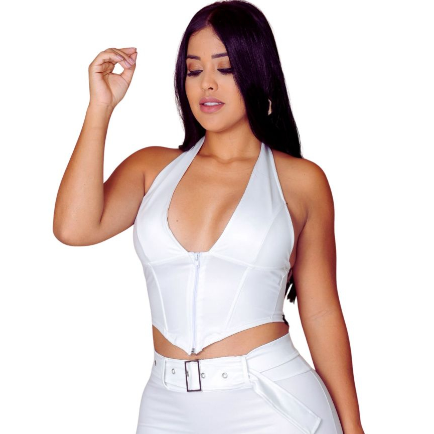 Cropped com Zíper: Onde Comprar | BuscaProdutos