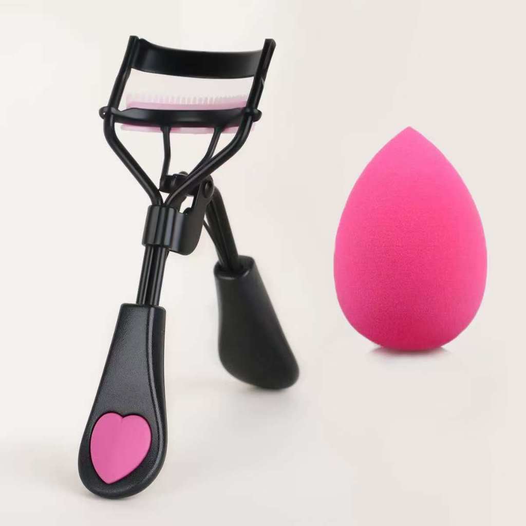 KIT Curvador de Cílios Curvex Profissional + Esponja Gota