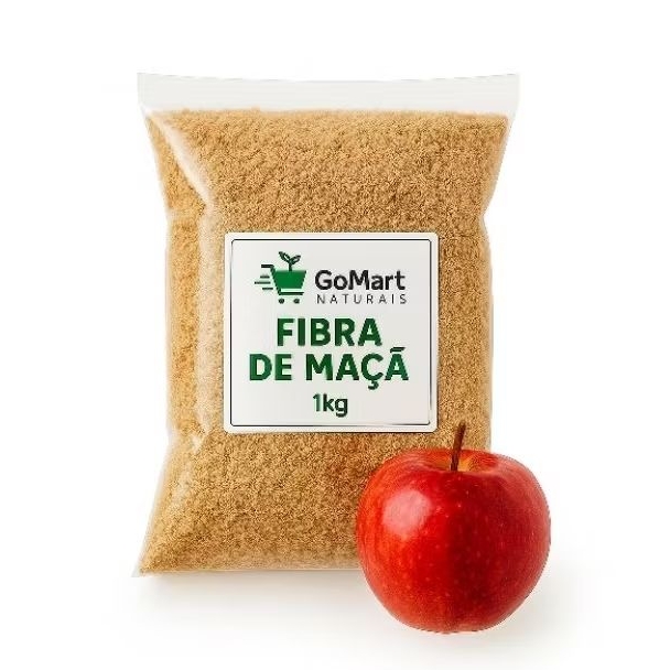 Fibra de Maçã em Pó Pura (Farinha de Maçã) 1Kg | Rico em Fibra 🍏 100% Natural em Oferta na Shopee