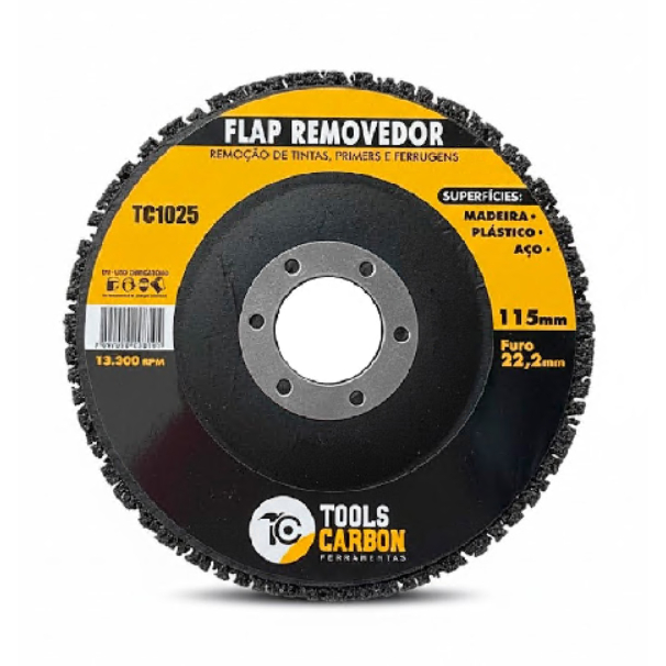 Detalhes do Disco De Desbaste Para Limpeza Remoção Tinta E Etc Strip Disc 115x22mm