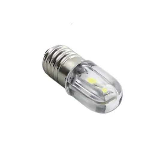 Lampada LED Soquete E10 1w 220 Volts AC Branco Frio