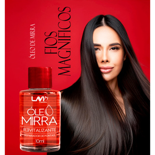 óleo de mirra revitalizante e Finalizador anti-frizz 10ml lavid em Oferta na Shopee