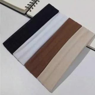 KIT FAIXAS DE CABELO TIARA GINÁSTICA ACADEMIA ESPORTE BRANCO PRETO em Oferta na Shopee