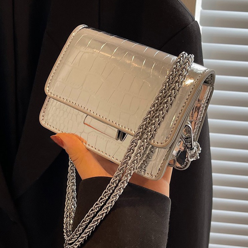 bolsa brilho feminina pequena mochilas Alça corrente moda femininas mini bag Festa Natal presente em Oferta na Shopee