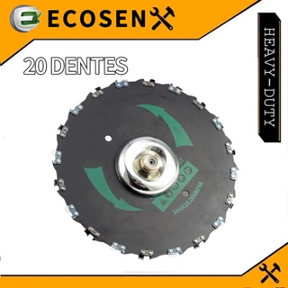 20 dentes Discos de corrente para roçadeiras Motosserras a gasolina Cortadores de grama ECOSEN em Oferta na Shopee