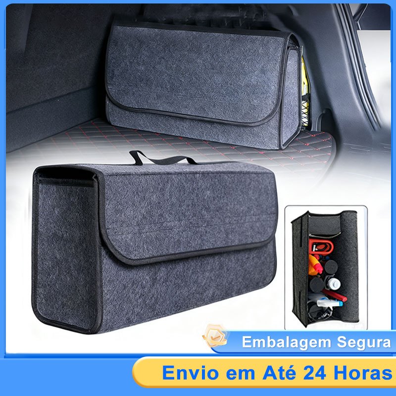 Bolsa De Armazenamento De Ferramentas De Carro Grande Compartimento Organizador Multiuso