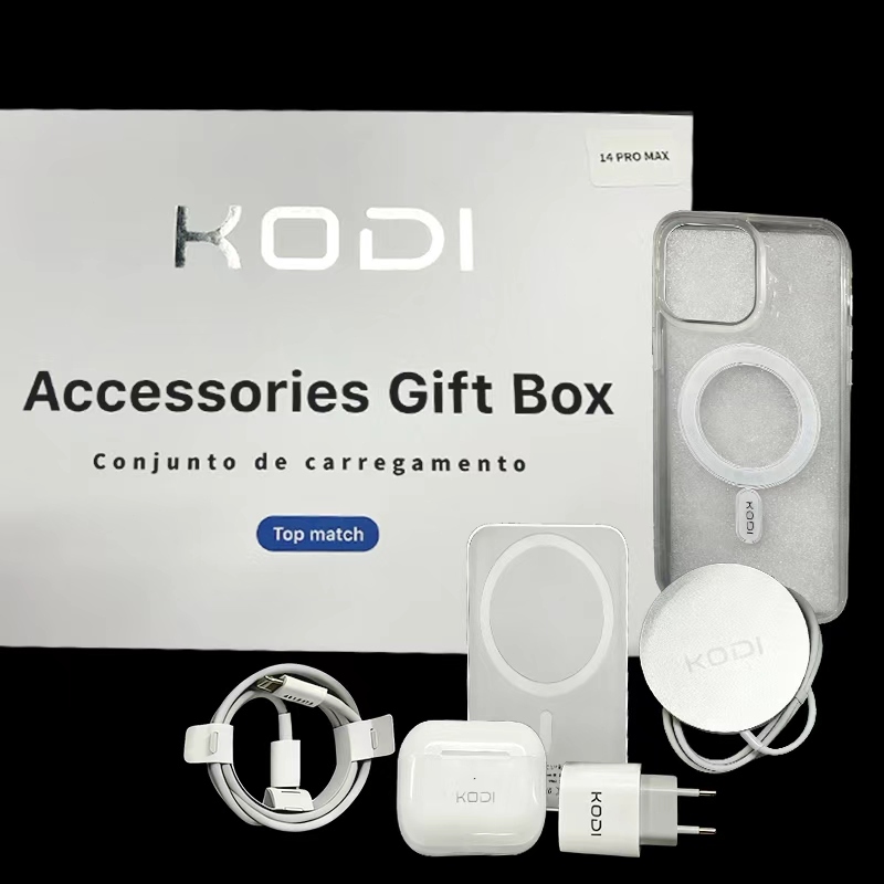 Caixa de Presentes de Acessórios de Carregamento Exclusiva KODI para iphone 13 14 15 P2