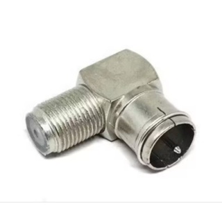 Conector F para Antena Macho Engate Rápido x Fêmea 90º MXT em Oferta na Shopee