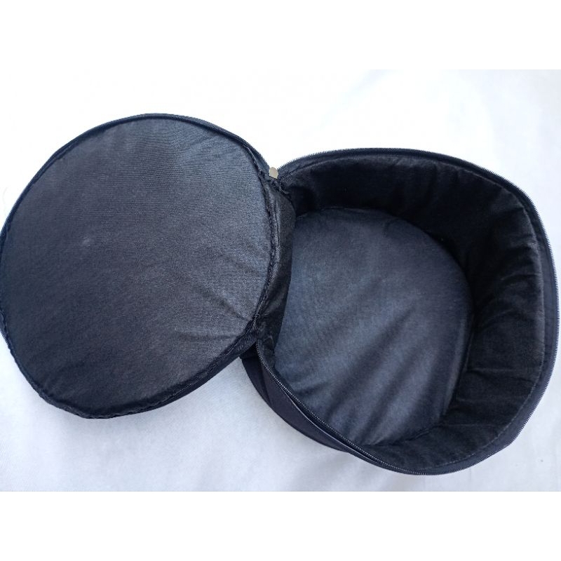 capa bag conga compacta 11"x6" nylon acolchoada interna 38cm x20cm