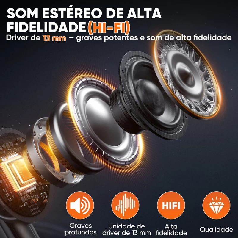 Fone de Ouvido sem Fio Inova Bluetooth — foto 3