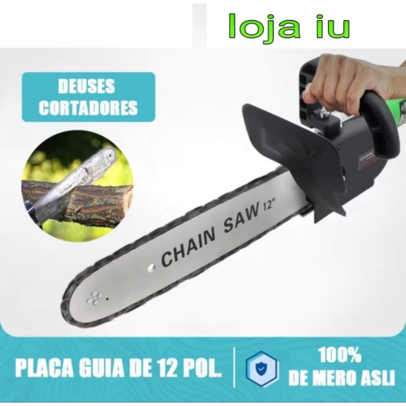 12 pol. Motoserra Adaptador P/ Esmerilhadeira Lixadeira 11531