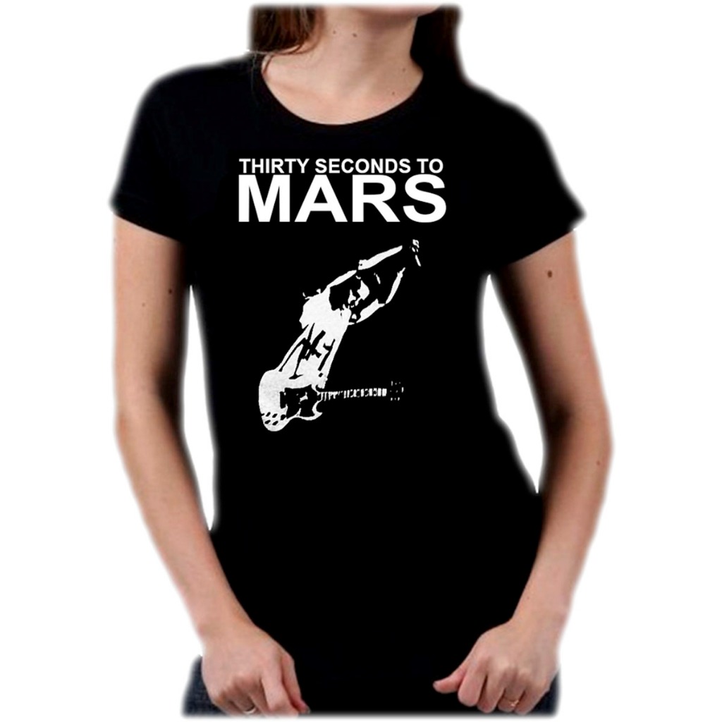 Baby Look Manga Curta Thiry Segunds To Mars Ref=228
