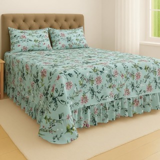 Colcha Cobre Leito Helena 3 Peças Tecido 400 Fios - Vários tamanhos - ct em Oferta na Shopee