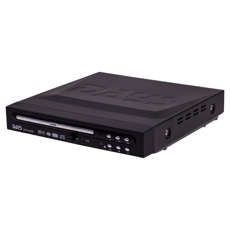 Reprodutor DVD de Mesa Days DYD-2500LK 90-260V ~ 60Hz - Preto