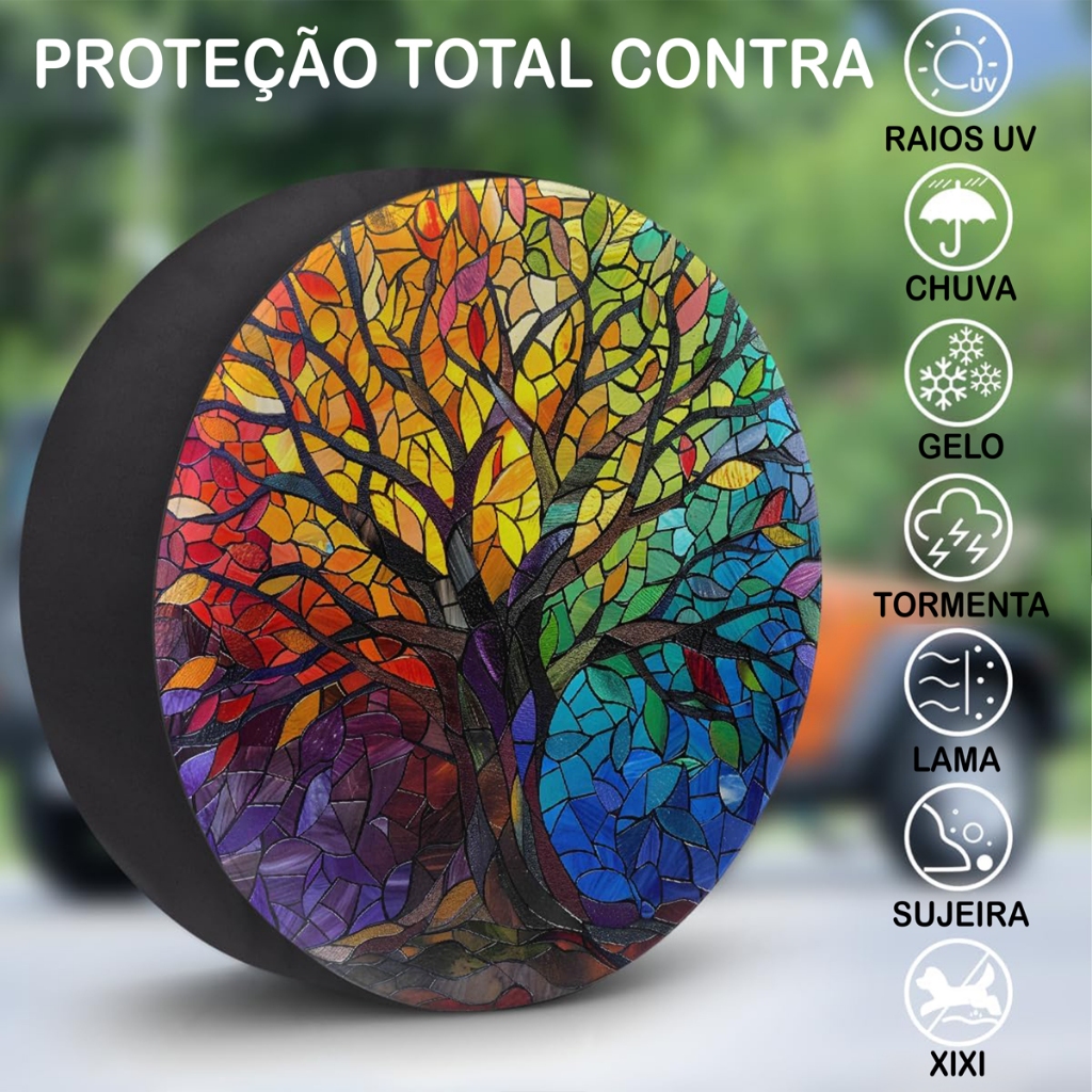 Capa Estepe Pneu Ecosport Crossfox Aircross Capitão America