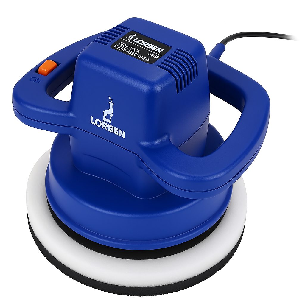 Politriz Orbital Automotiva Elétrica Lorben 10 Polegadas 120W 3300RPM Rolamentada com 2 Boinas