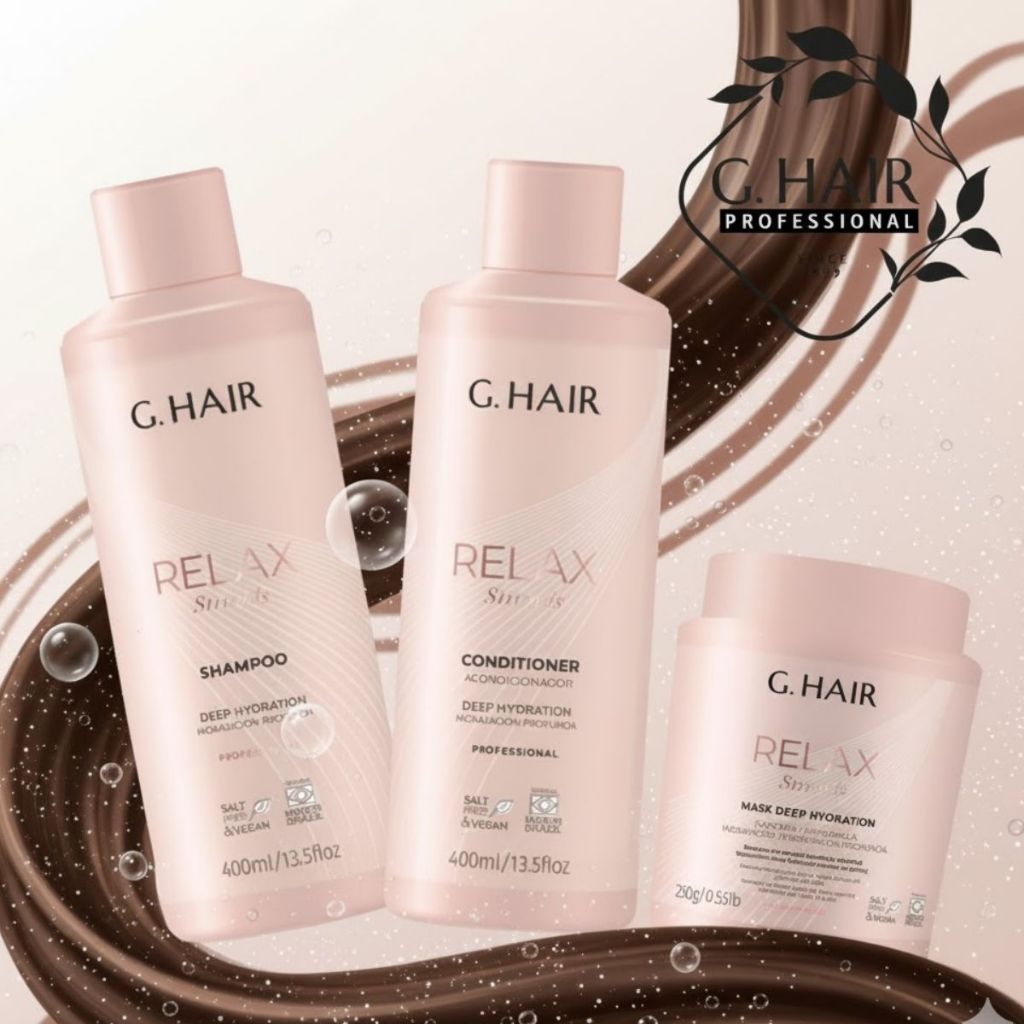 RELAX KIT GHAIR SH + COND 2X400ML + MASCARA 250G