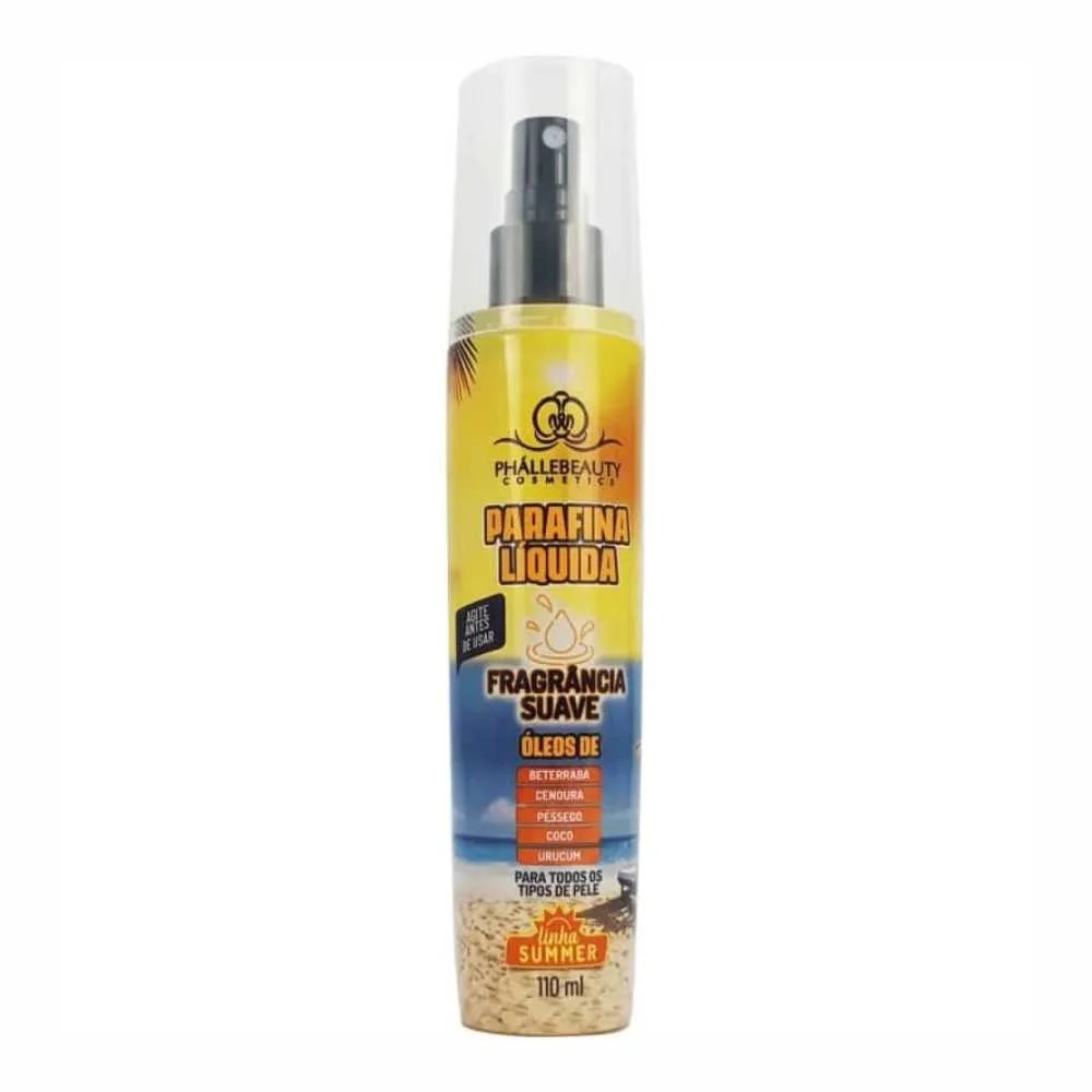 Parafina Líquida Fragrância Suave 110ml - Linha Summer PhálleBeauty