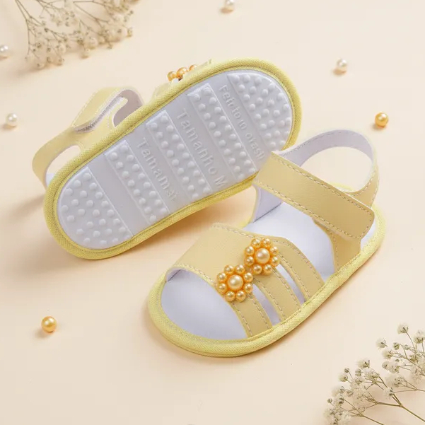 Sandália Infantil Menina Bebe Flor Confortável Leve Antiderrapante Dia Dia Promoção em Oferta na Shopee