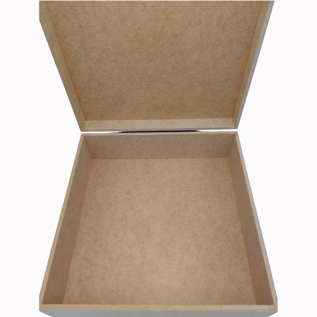 Caixa Mdf Cru 40x40x10 Cm Sem Fecho Para Decorar Presente — imagem 2 de 2