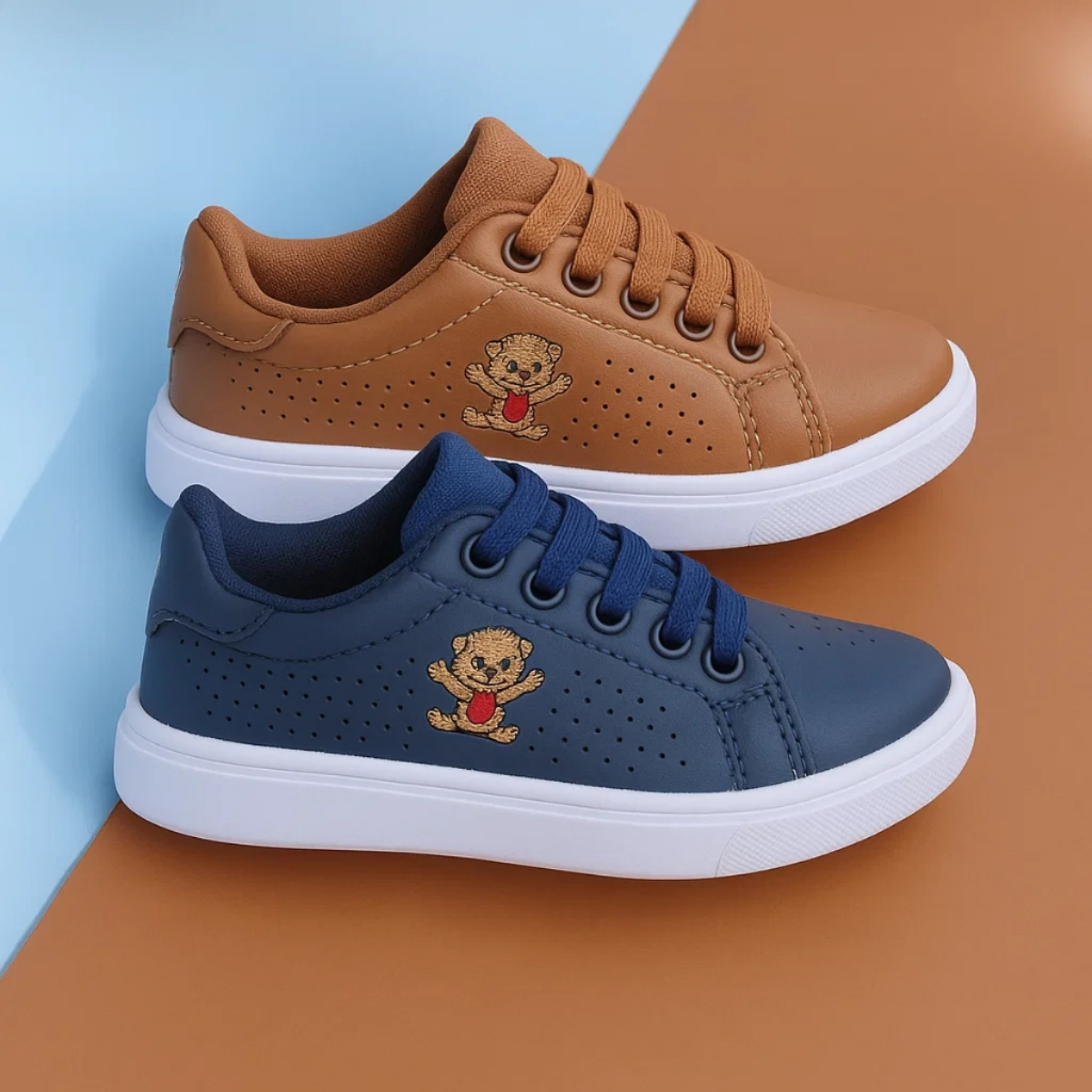 Tênis Infantil Casual Bordado Tigre Conforto e Estilo para Crianças 26 ao 33 em Oferta na Shopee