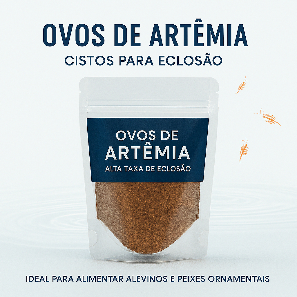 Cisto de Artêmia Salina 20gr (Granel) - Alimento para Alevinos, Bettas e Peixes Ornamentais em Oferta na Shopee