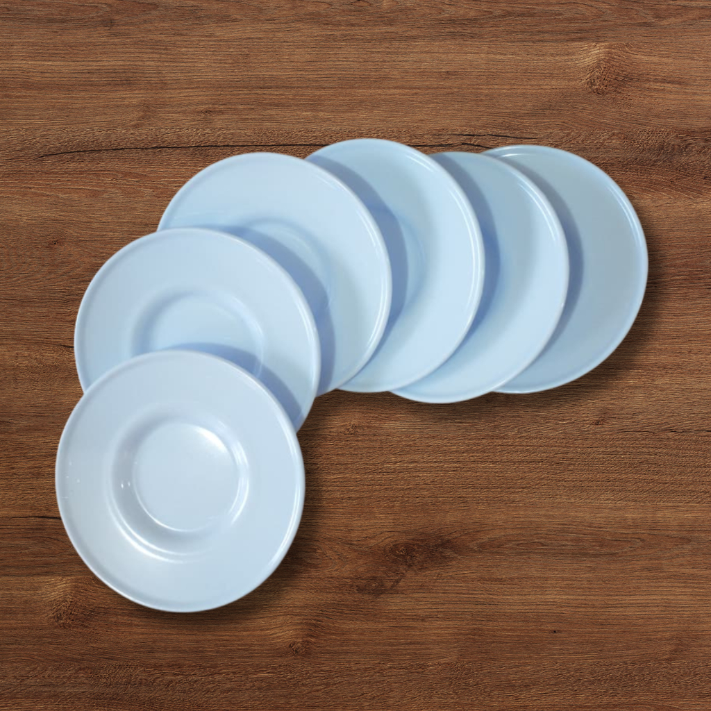 Kit 6 Pires Brancos Tradicional Redondo 12 cm Acrílico Cantinho Do Café Presente Decoração em Oferta na Shopee