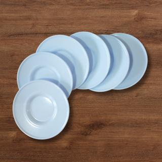 Kit 6 Pires Brancos Tradicional Redondo 12 cm Acrílico Cantinho Do Café Presente Decoração em Oferta na Shopee