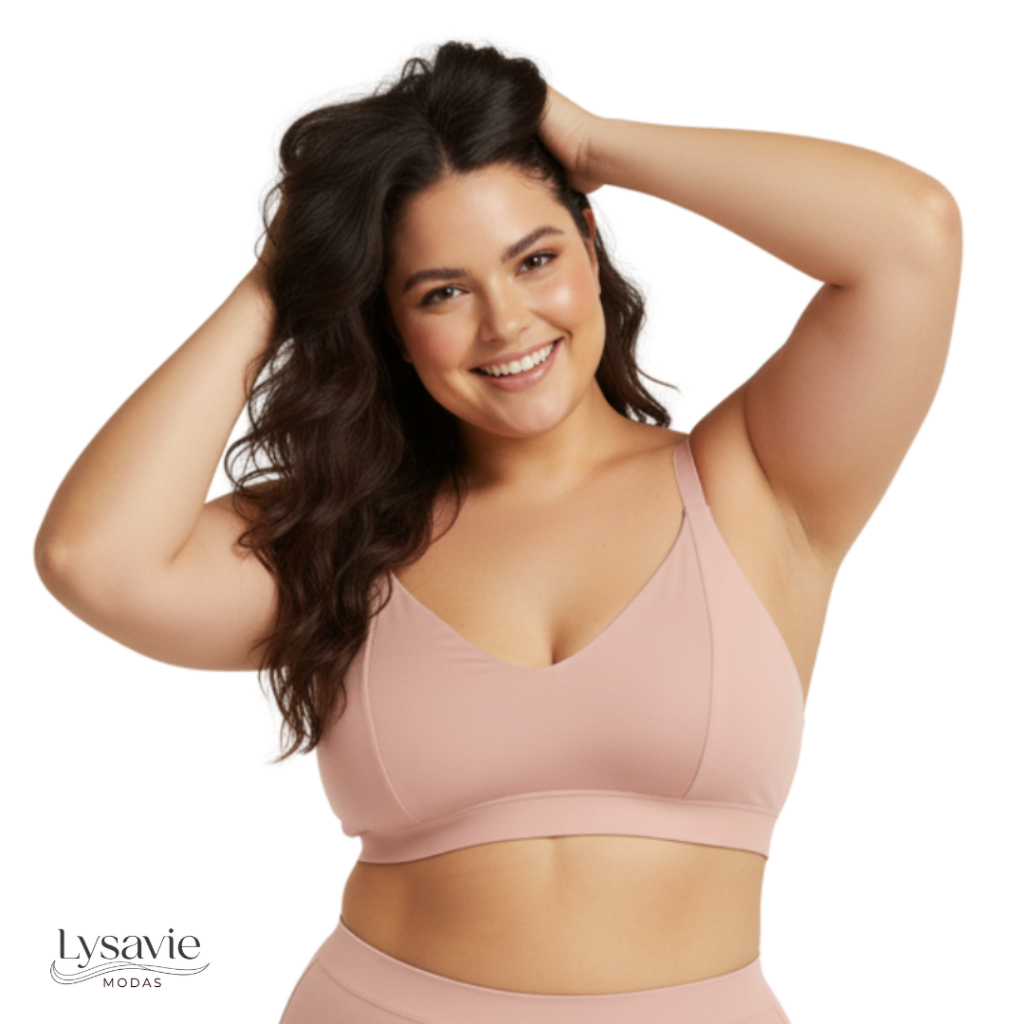 Sutiã Plus Size Reforçado com Sustentação Lingerie Feminina Confortável em Oferta na Shopee