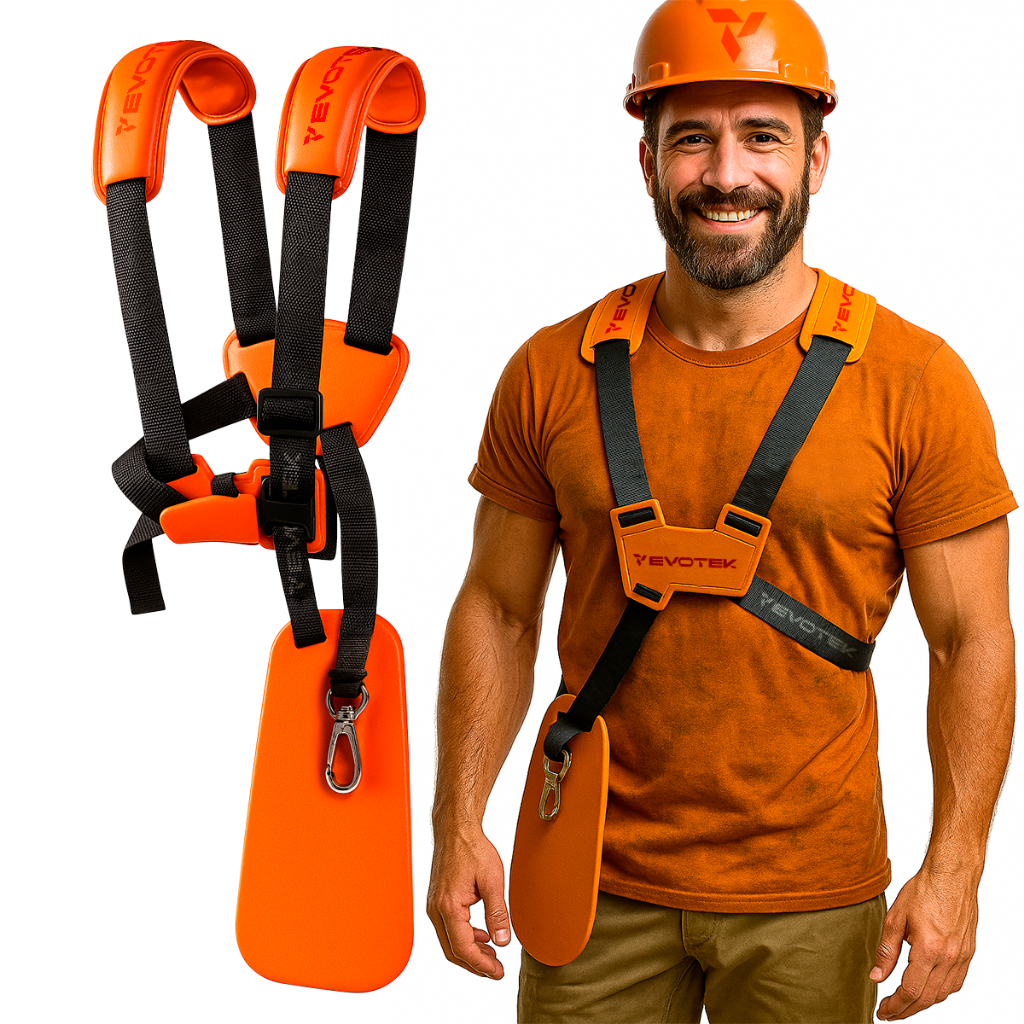 Cinto Colete de Sustentação Duplo para Roçadeira Alças Duplas Profissional Ajustável Stihl