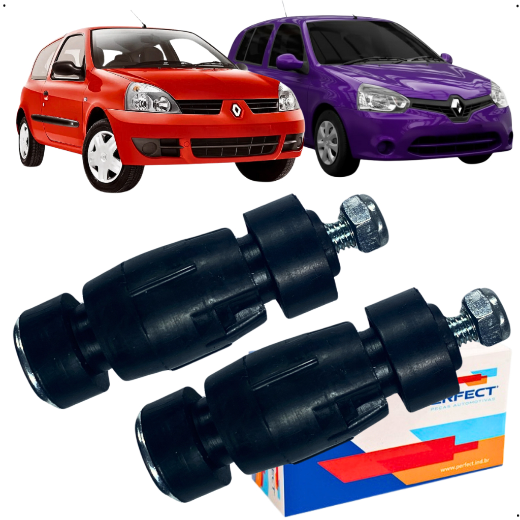 Par Bieleta Perfect Suspensão Dianteira Clio 2000 A 2016