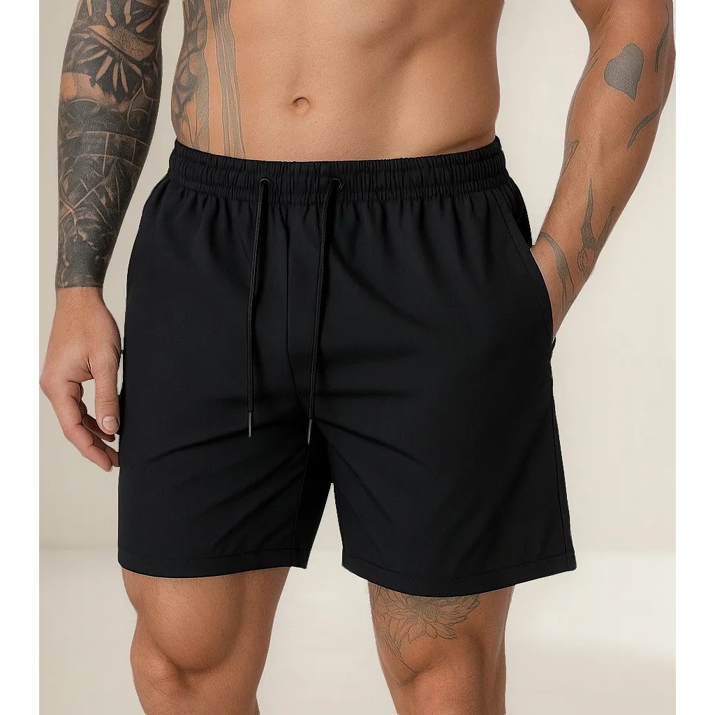 Bermuda  Short Tectel Malha Premium Com Cordão De Ajuste e Elastico na Cintura Praia Academia Dia a Dia