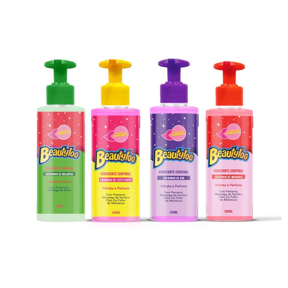 Kit Hidratantes Corporal Beautyloo Face Beautiful 200ml em Oferta na Shopee