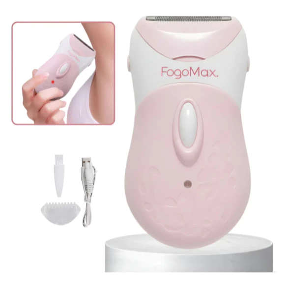Depilador Elétrico Feminino Lavável Recarregável Portátil Facial E Corporal
