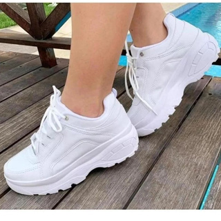 Tênis Feminino Plataforma Moda Blogueira em Oferta na Shopee