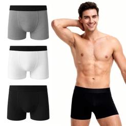 Kit 10 Cuecas Box Boxer Algodão Sortida Masculina Confortável C5