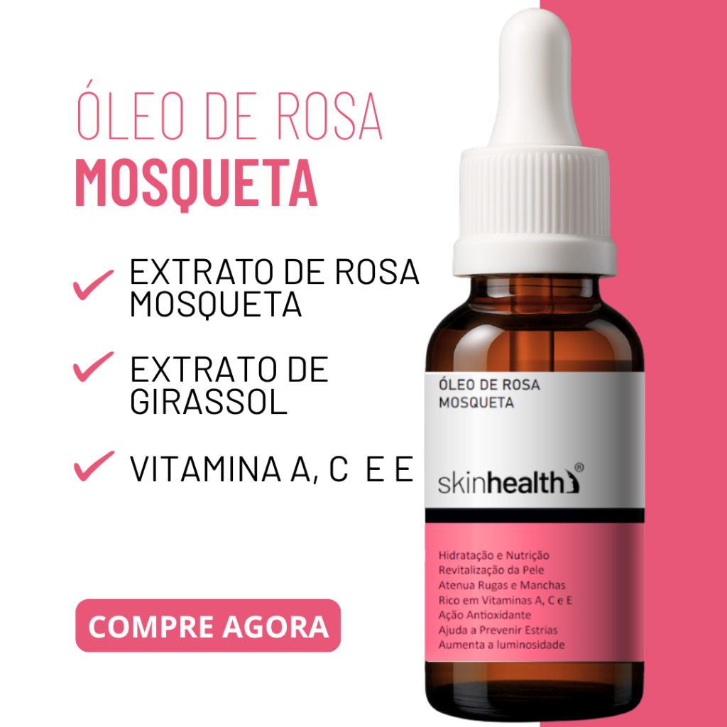 Óleo Facial Rosa Mosqueta Vitamina A C E E Skinhealth 30ml