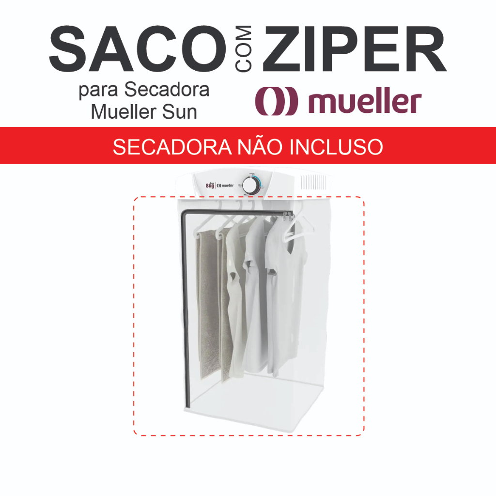 Saco Para Secadora Sun Muller Com Ziper