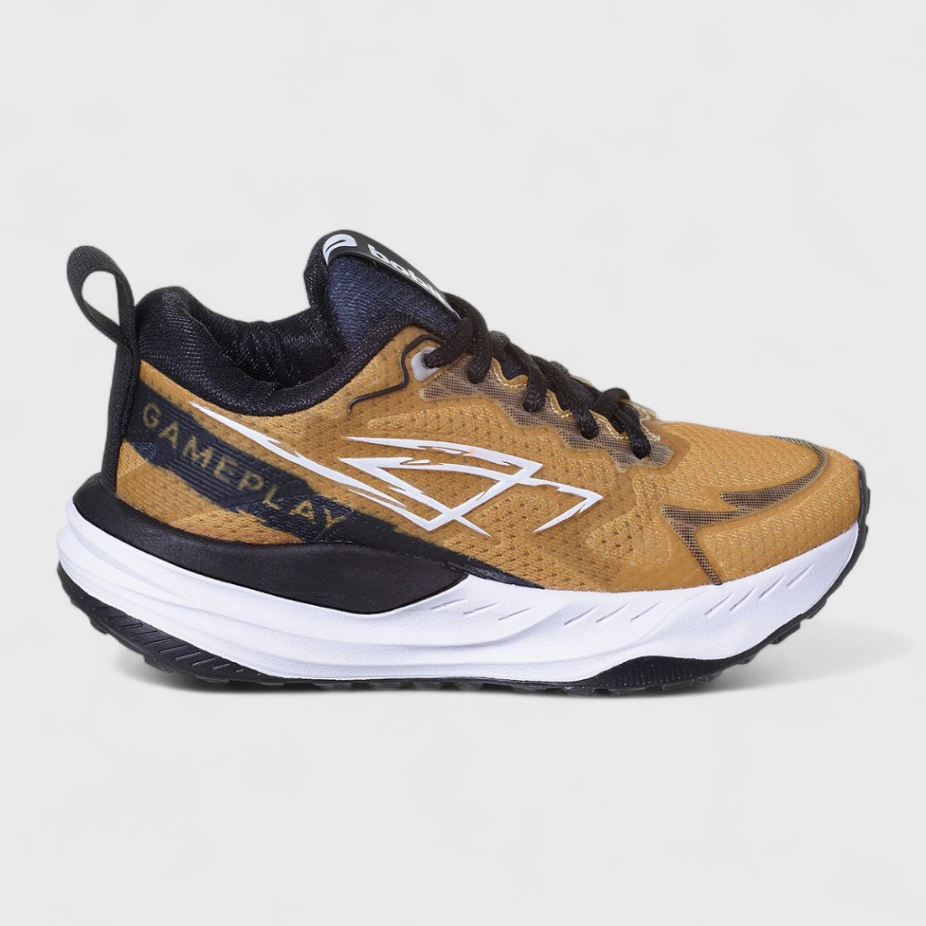 Tênis Infantil Esportivo Unissex Performance Confortável Macio Amarelo em Oferta na Shopee