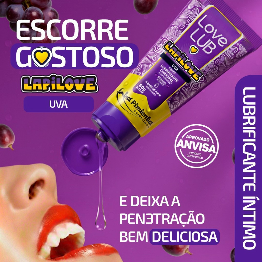 LUBRIFICANTE ÍNTIMO LAPILOVE - TORNE SEU BOQUETE MAIS SABOROSO em Oferta na Shopee