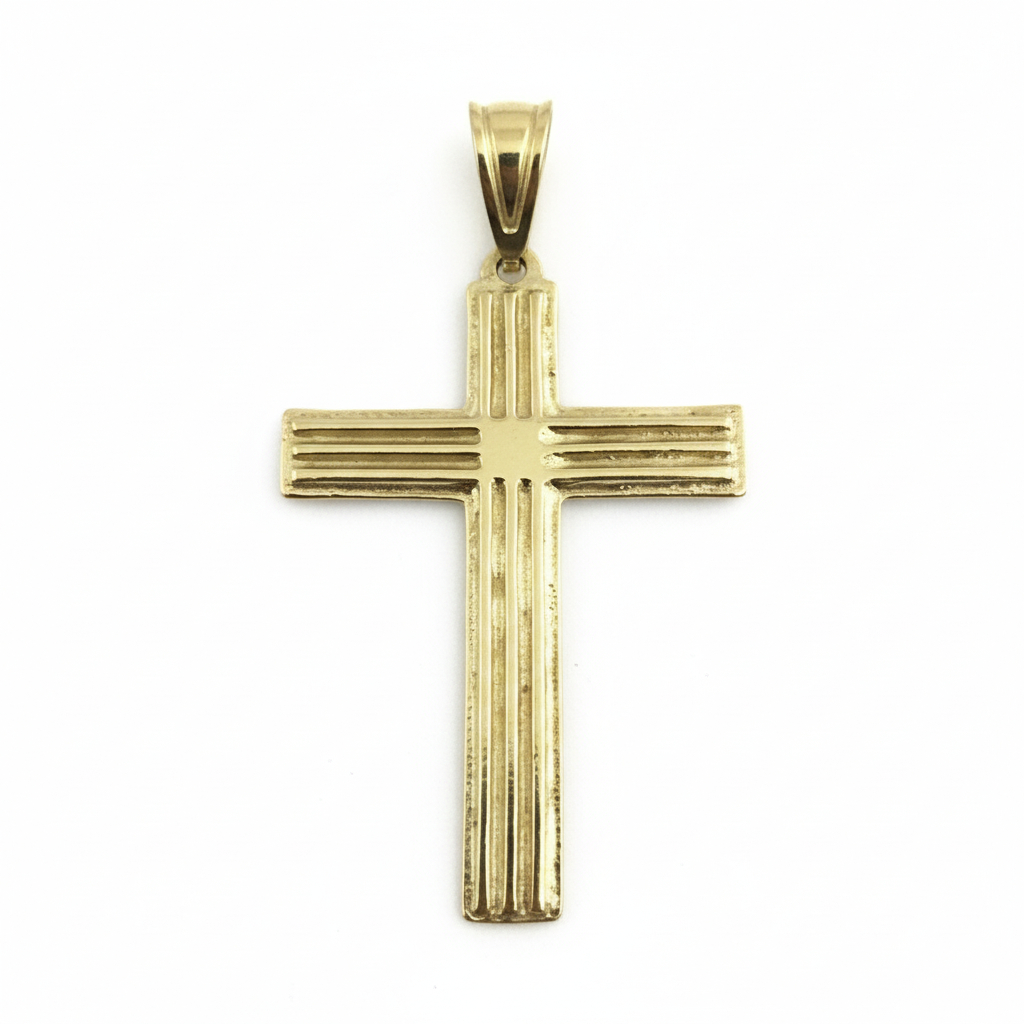 Pingente Cruz Elegance Top Religioso Cruz Masculino Crucifixo De Moeda Antiga