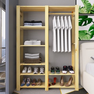 Cabideiro Organizador de Madeira – Ideal para Quarto e Área de Vestir em Oferta na Shopee